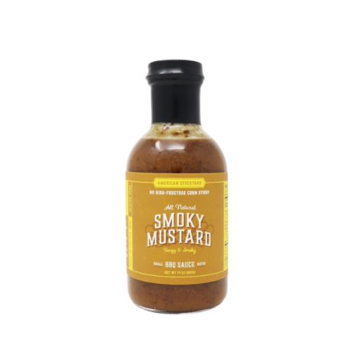 American_Stockyard_Smokey_Mustard_BBQ_kaste_383ml.png American Stockyard Smokey Mustard BBQ Sauce 383 ml