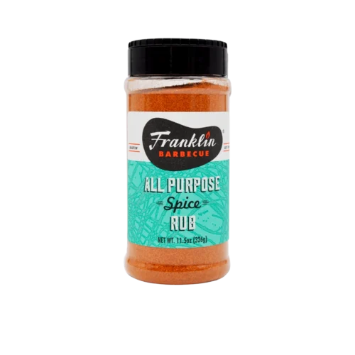 Franklin-BBQ-All-purpose-Rub-BBQ-Assad.webp Franklin BBQ All Purpose Spice Rub 326 g