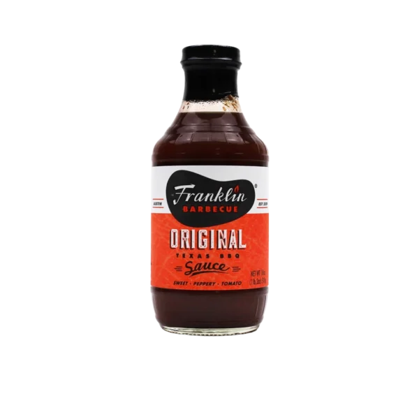 Franklin-BBQ-Original-Texas-BBQ-Sauce-BBQ-Assad.webp Franklin BBQ Original Texas BBQ Sauce 510 g
