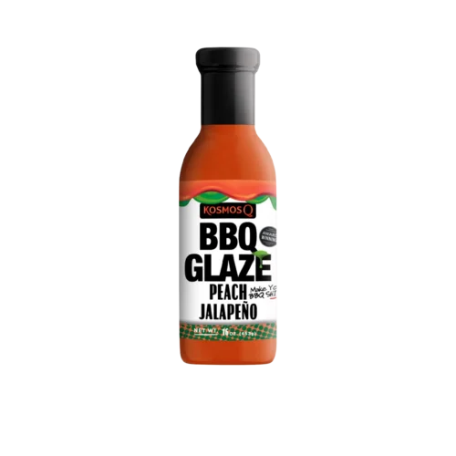 Kosmos Q Peach Jalapeno Glaze 453 g.