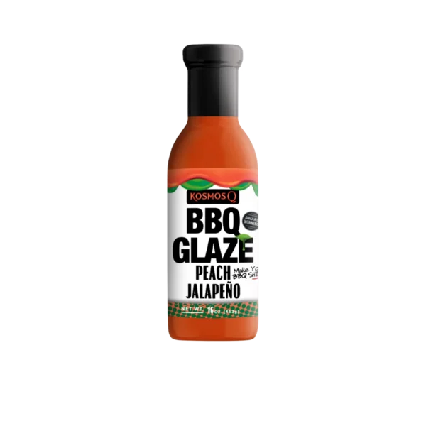 Kosmos Q Peach Jalapeno Glaze 453 g.