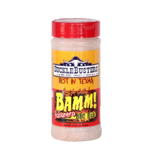 SuckleBusters_BAMM_Habanero_BBQ_Rub_404g.png SuckleBusters BAMM! Habanero BBQ Rub 404 g